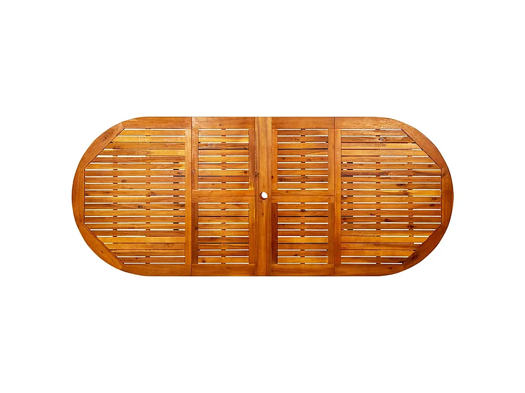 Table à dîner de jardin (160-240)x100x75cm Bois d'acacia massif