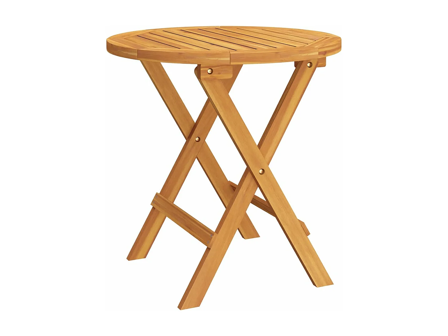 Table de bistro Ø46x47 cm Bois d'acacia massif