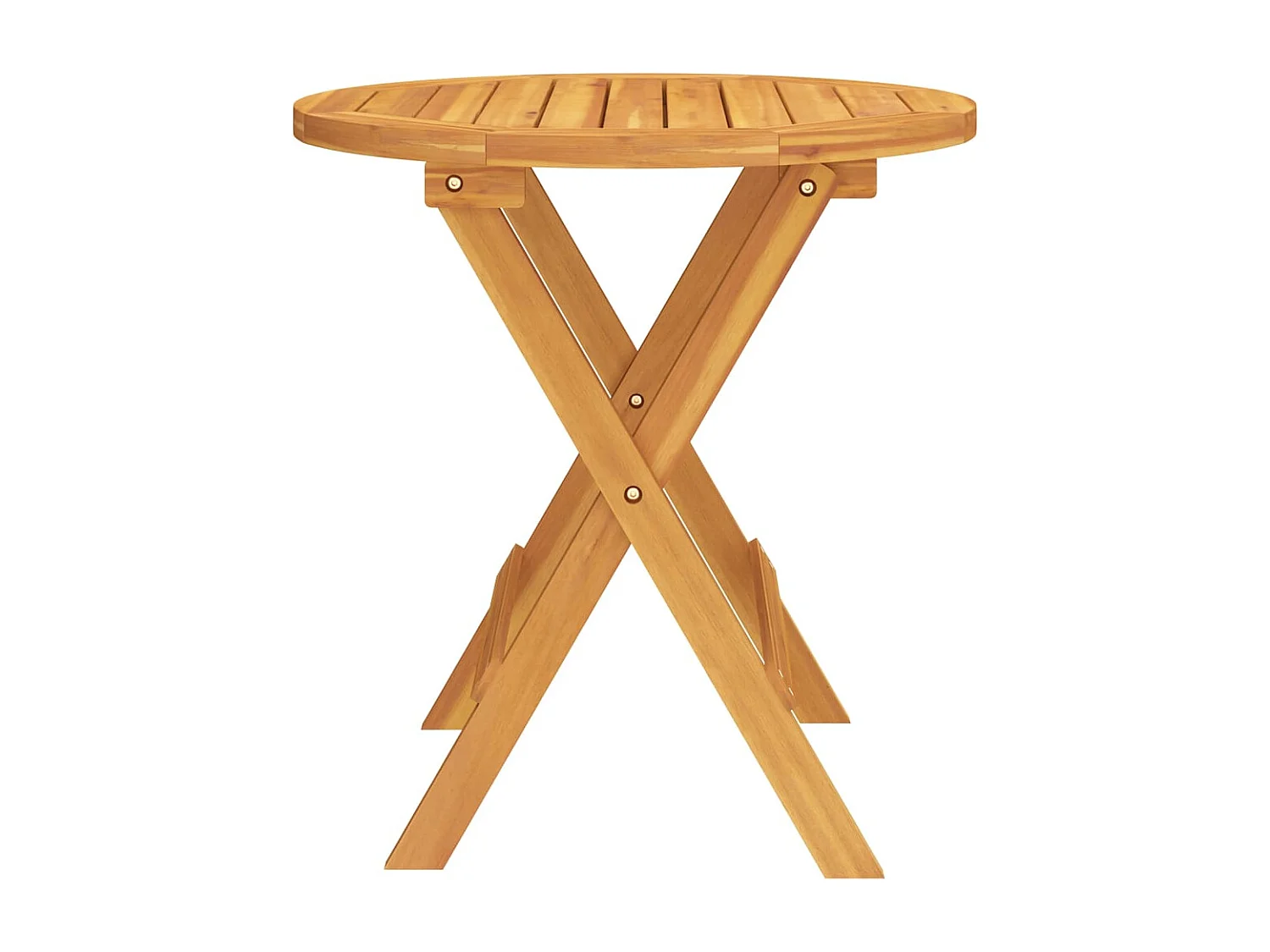 Table de bistro Ø46x47 cm Bois d'acacia massif