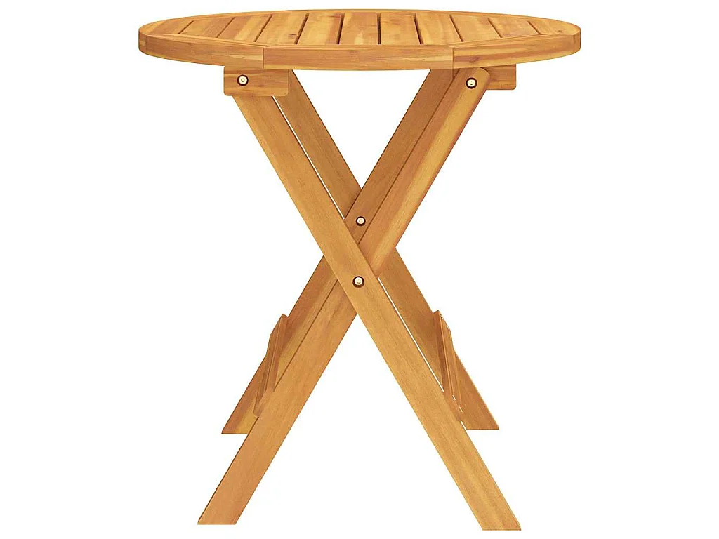 Table de bistro Ø46x47 cm Bois d'acacia massif