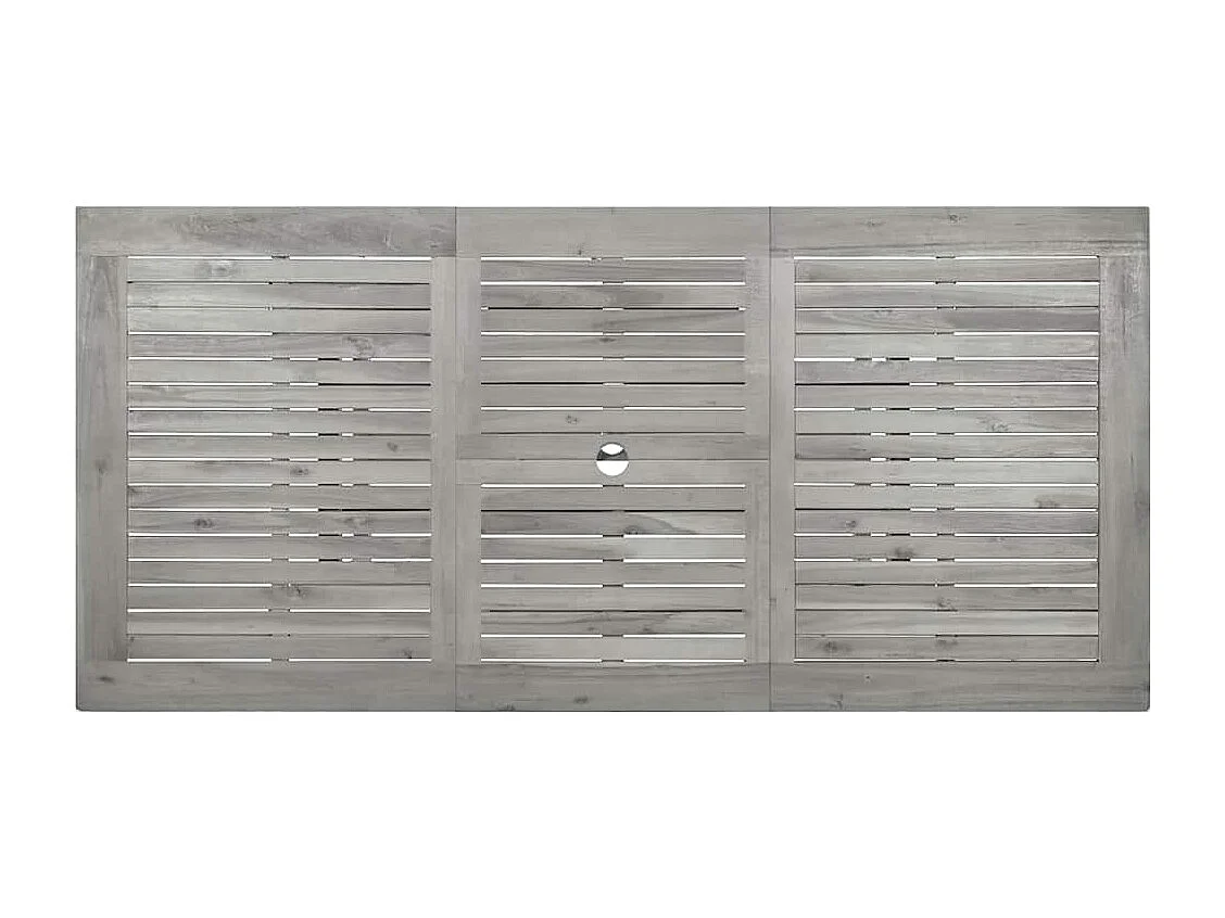 Tavolo da Pranzo per Esterni (120-170)x80x75 cm Massello Acacia