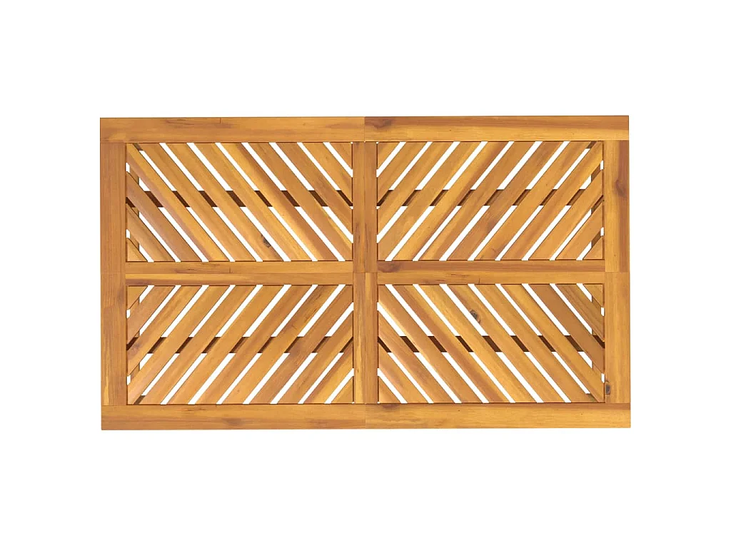 Tavolo da Pranzo da Giardino 150x90x74 cm Legno Massello Acacia