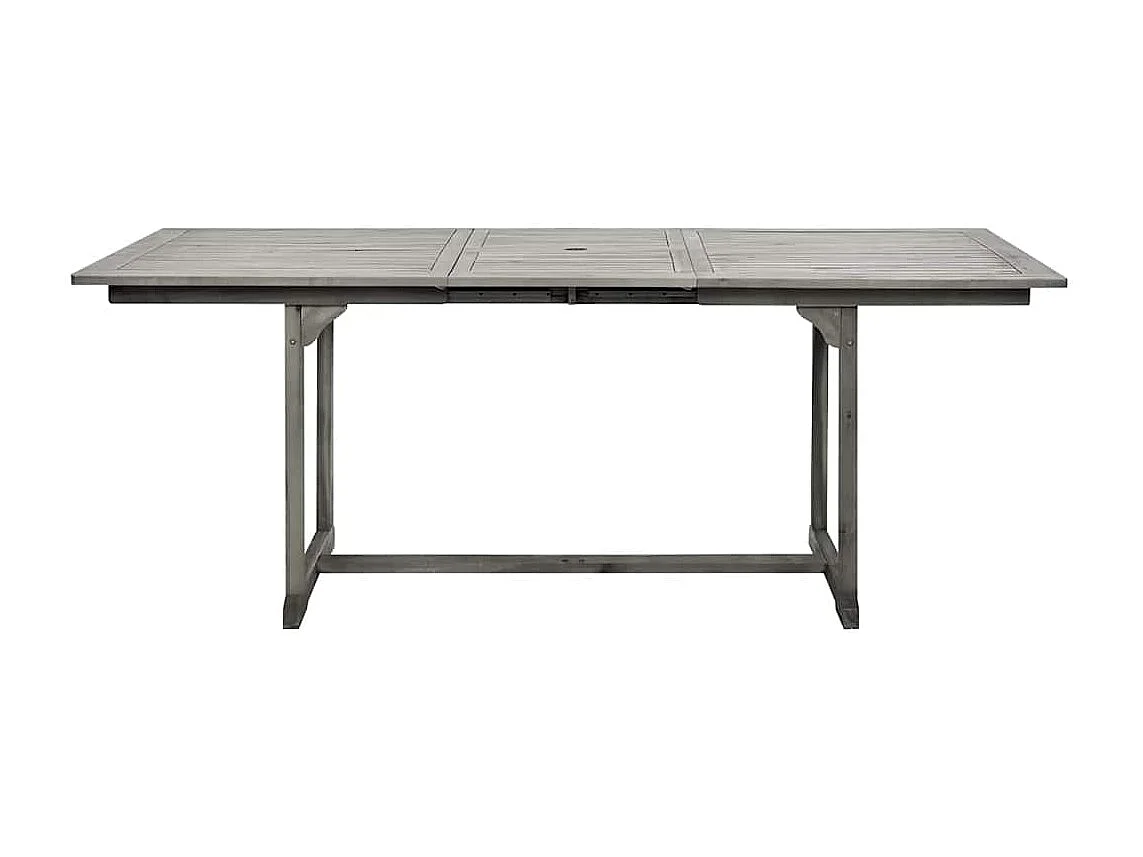 Garten-Esstisch (150-200)x100x75 cm Massivholz Akazie