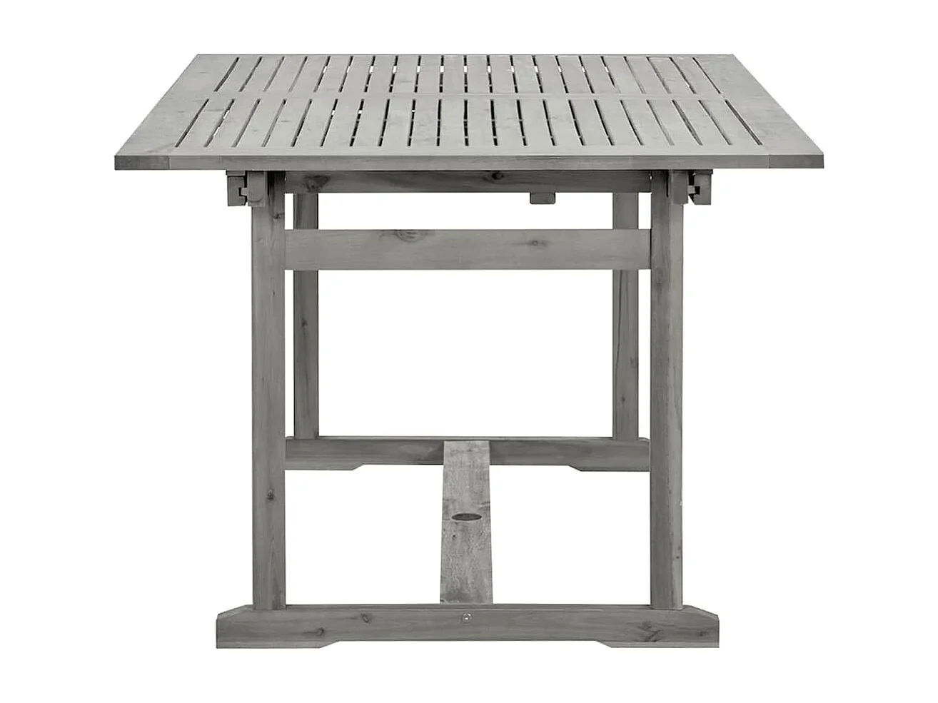 Garten-Esstisch (150-200)x100x75 cm Massivholz Akazie