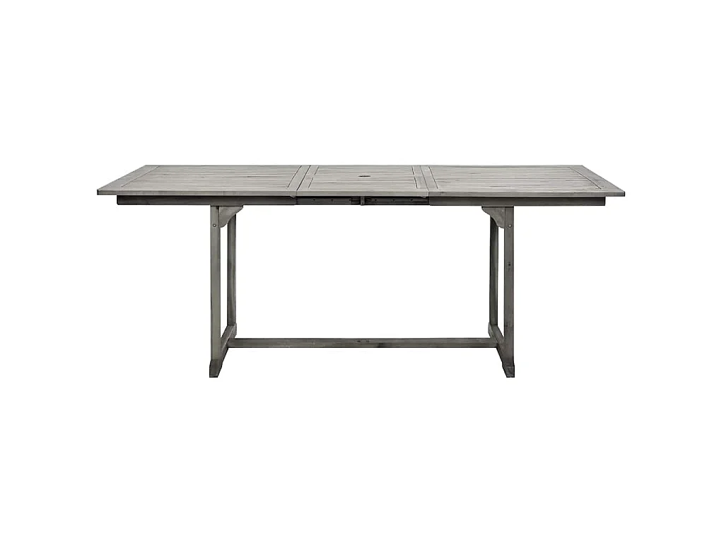 Tavolo da Pranzo per Esterni (150-200)x100x75cm Massello Acacia