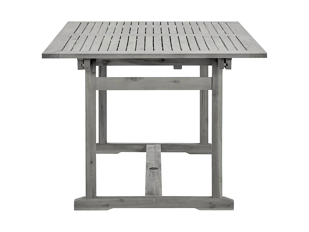 Table à dîner de jardin (150-200)x100x75cm Bois d'acacia massif
