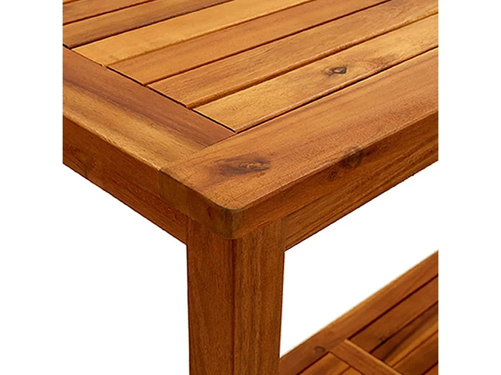 Tuinwandtafel 110x40x75 cm massief acaciahout