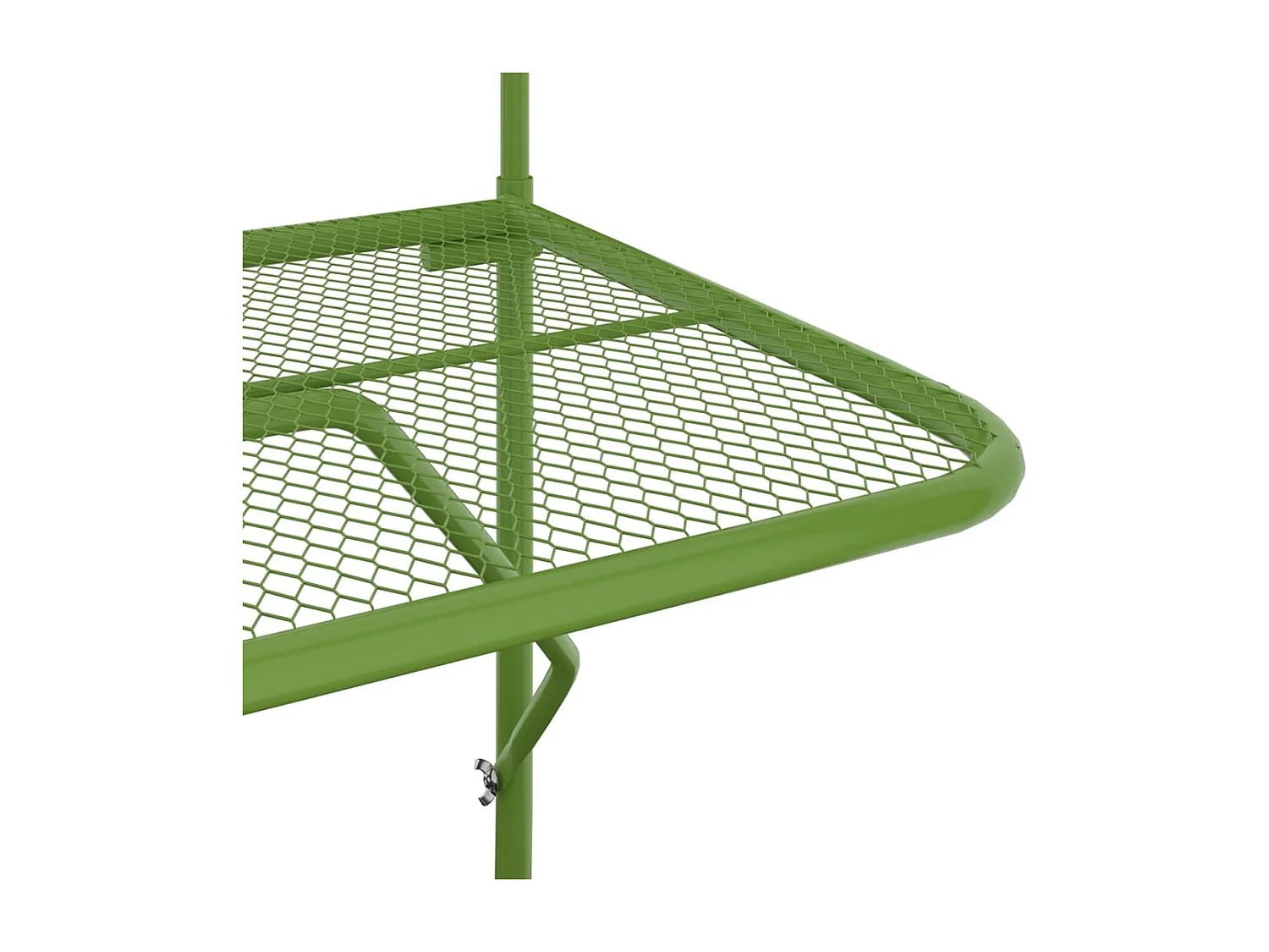 Balkontafel 60x40 cm staal groen