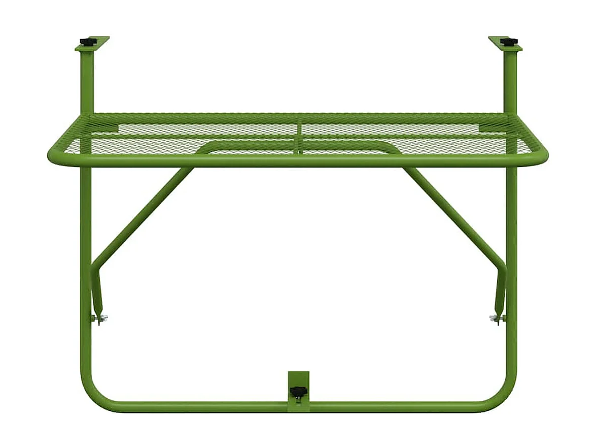 Balkontafel 60x40 cm staal groen