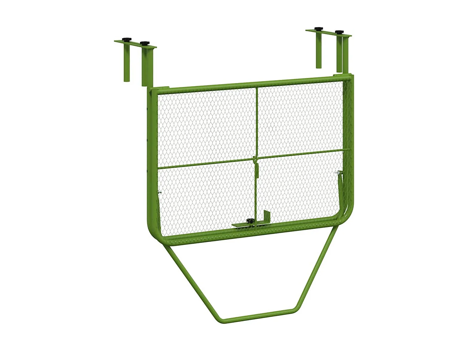 Balkontafel 60x40 cm staal groen