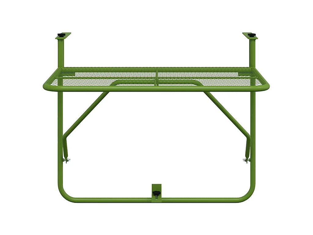Balkontafel 60x40 cm staal groen