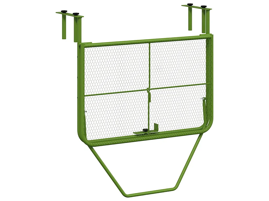 Balkontafel 60x40 cm staal groen