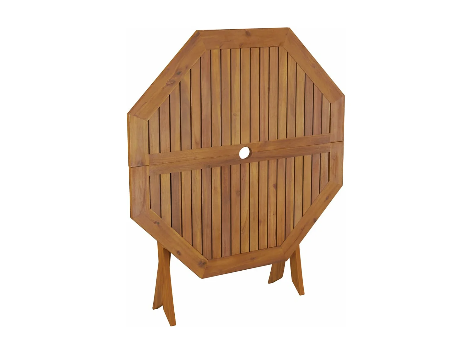 Table pliable de jardin 90x75 cm Bois d'acacia solide