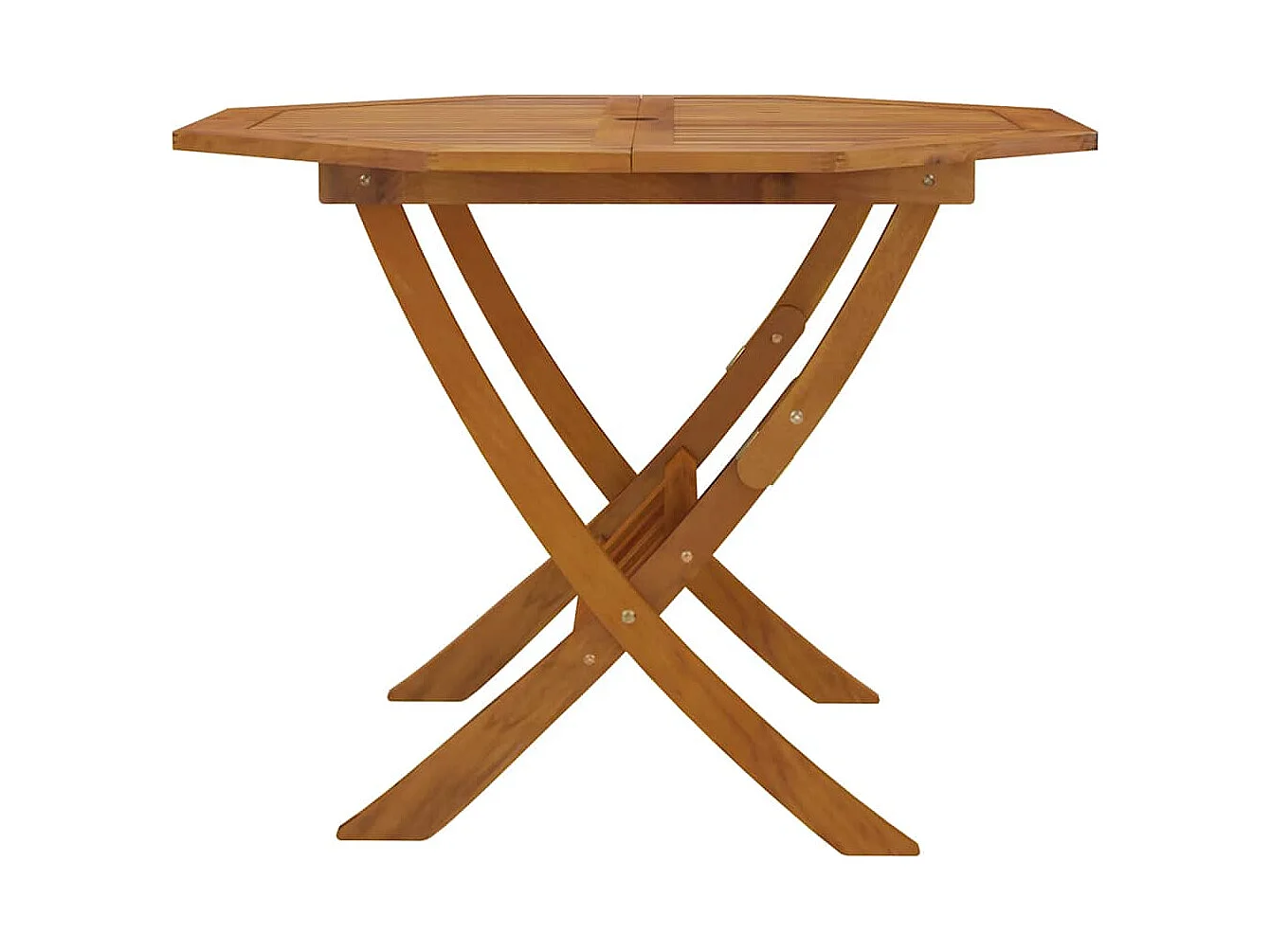 Table pliable de jardin 90x75 cm Bois d'acacia solide