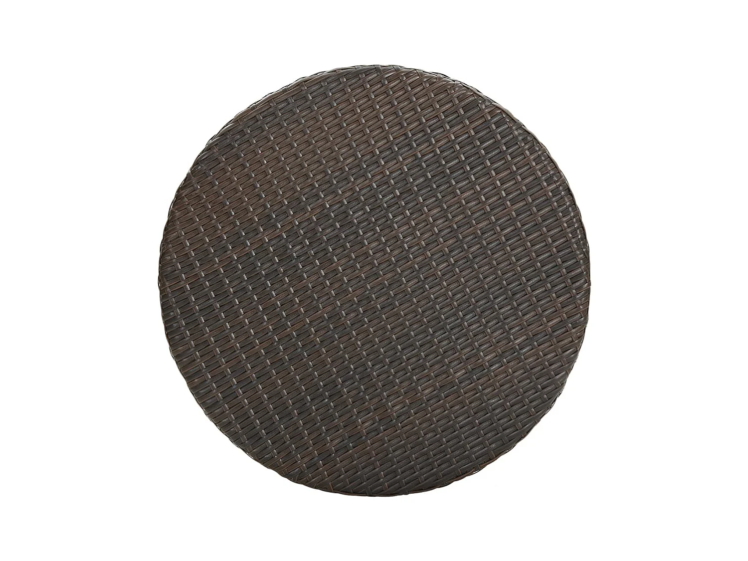 Tuintafel 75,5x106 cm poly rattan bruin