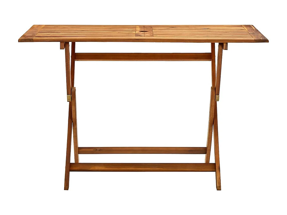 Table de jardin pliable 120x70x75 cm Bois d'acacia massif