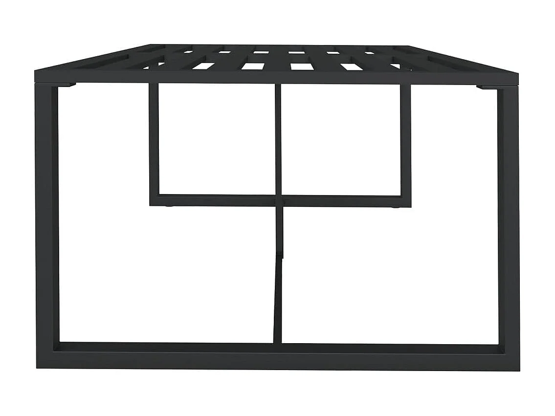 Garten-Esstisch Anthrazit 120x60x66 cm Aluminium