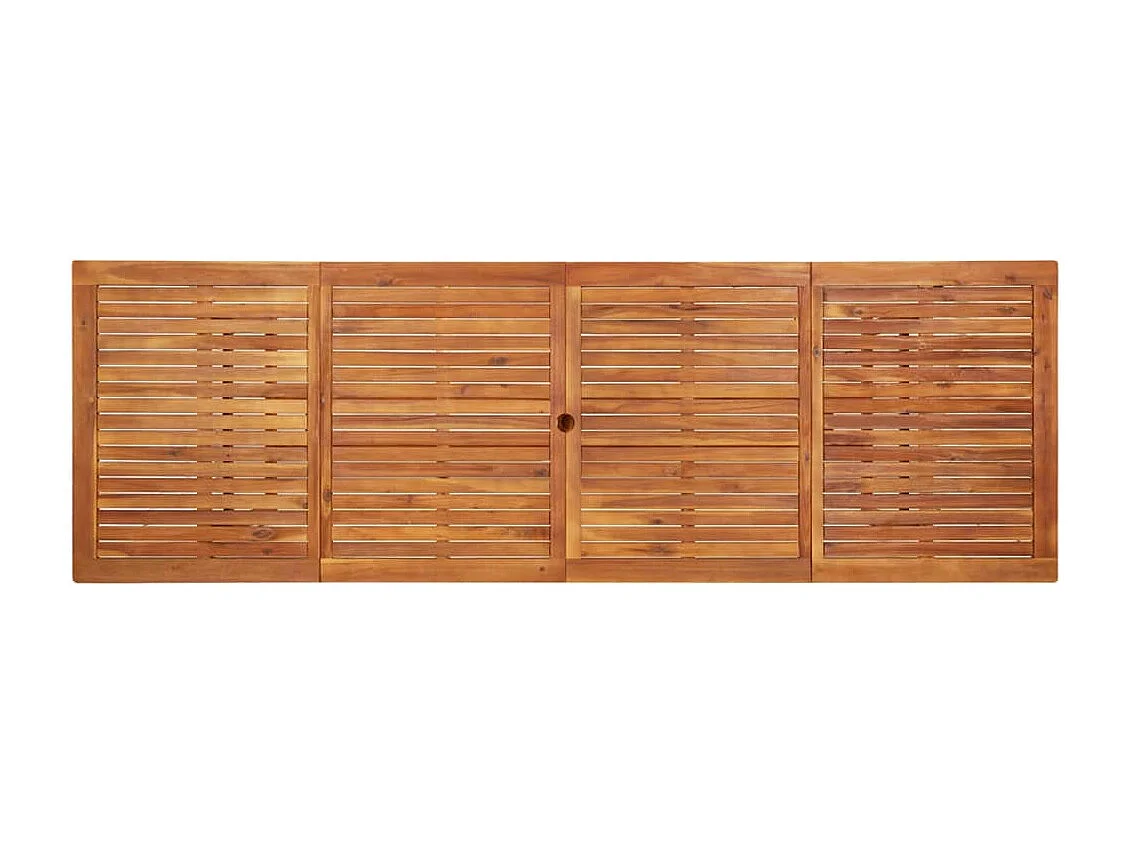 Table à dîner de jardin 280x90x75 cm Bois d'acacia massif