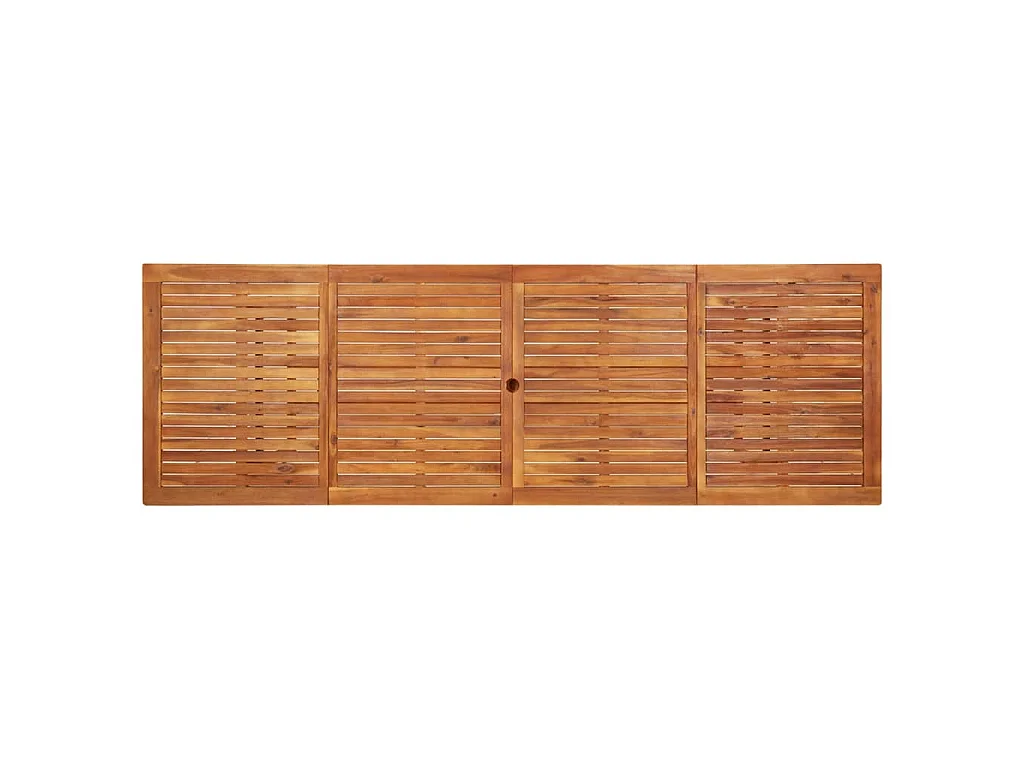 Garten-Esstisch 280x90x75 cm Massivholz Akazie