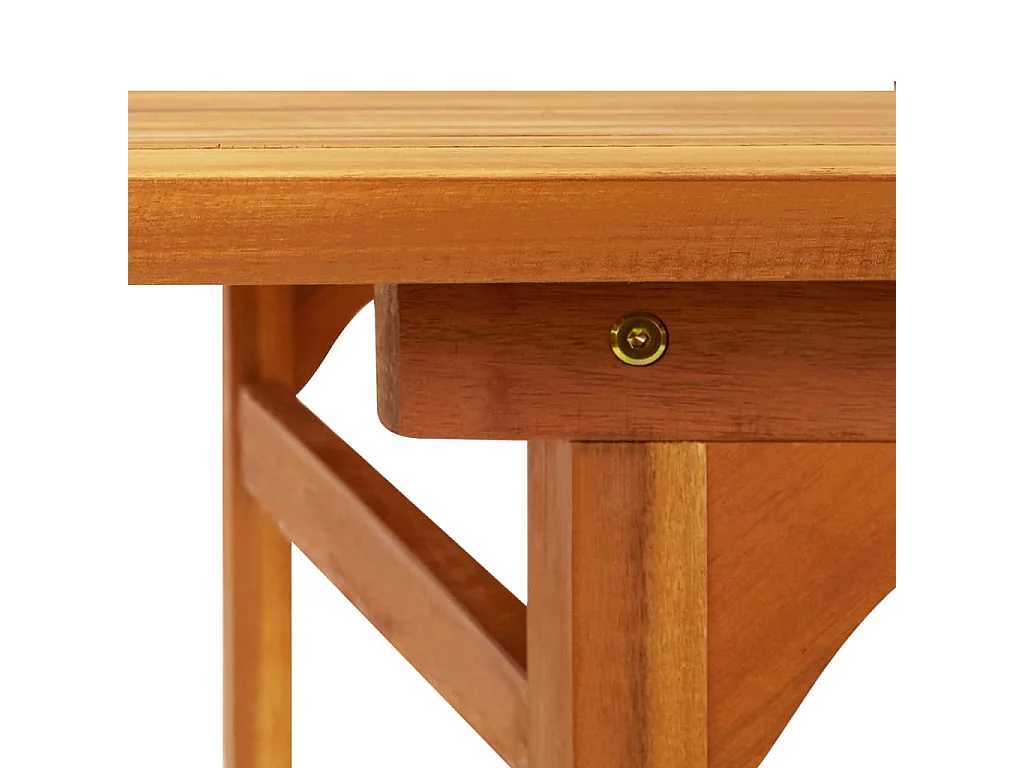 Garten-Esstisch 280x90x75 cm Massivholz Akazie