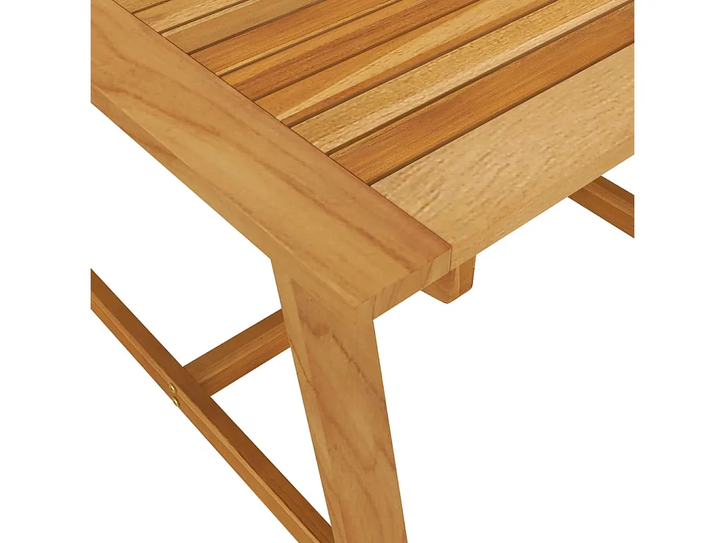 Mesa de jantar para jardim 88x88x74 cm madeira de acácia maciça