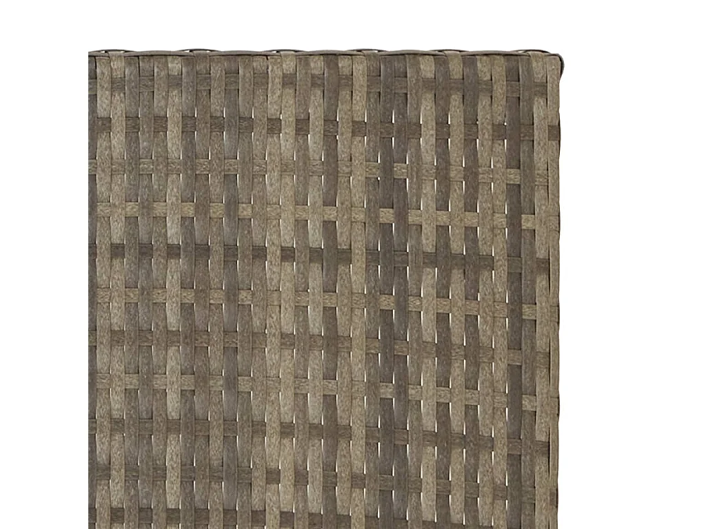 Tafel inklapbaar 45x35x32 cm poly rattan grijs
