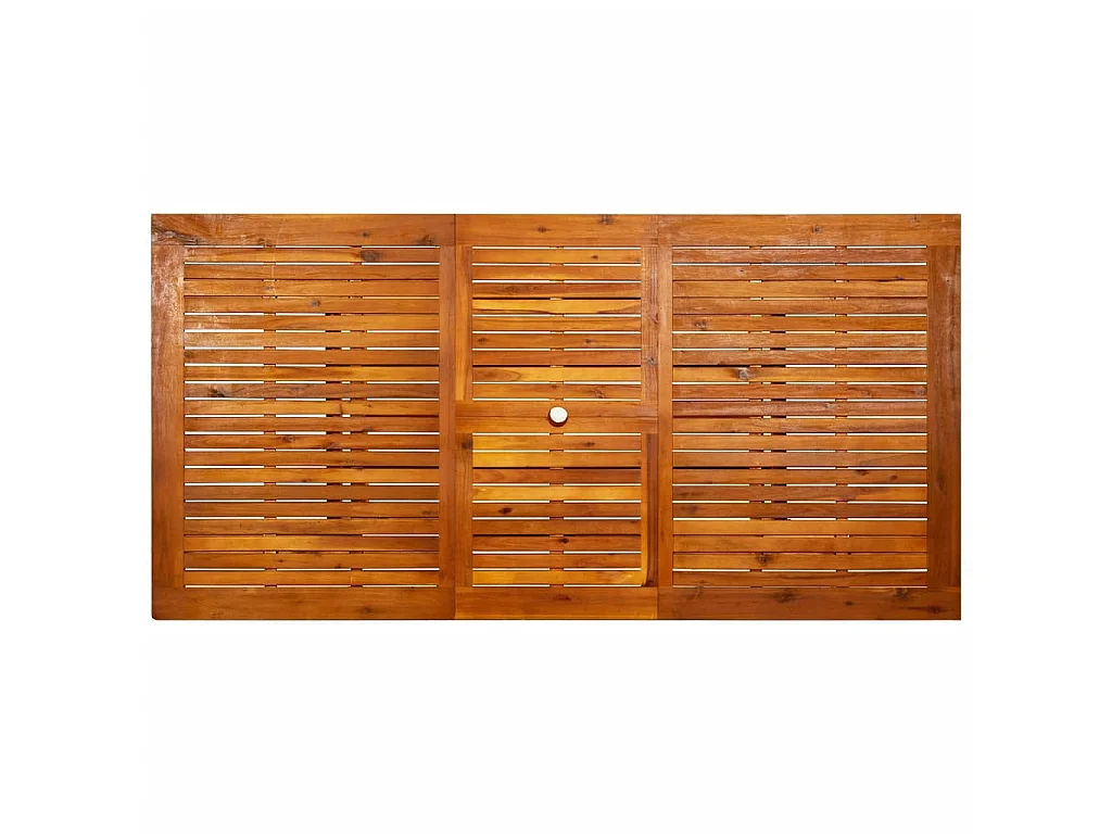Mesa de comedor jardín madera maciza acacia (150-200)x100x75cm