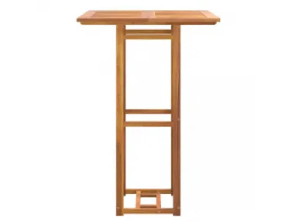 Tavolo da Bistrot 75x75x110 cm in Legno Massello di Acacia