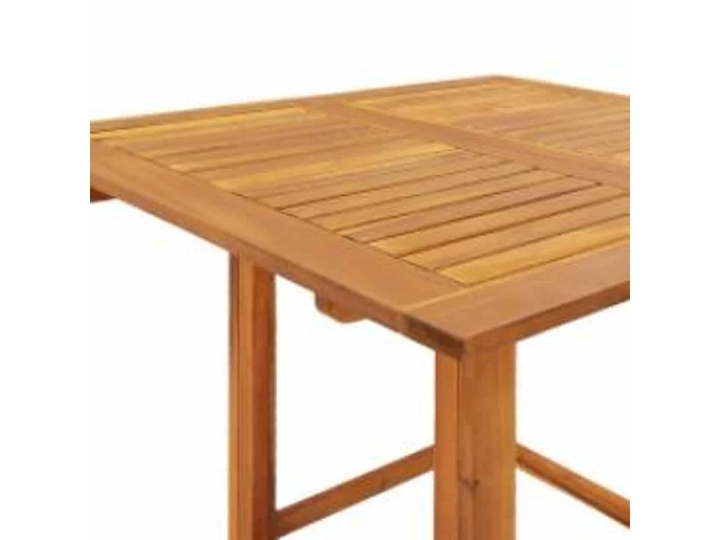 Tavolo da Bistrot 75x75x110 cm in Legno Massello di Acacia