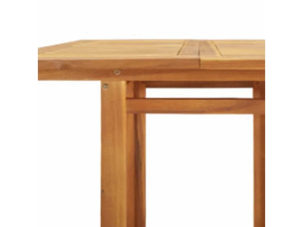 Tavolo da Bistrot 75x75x110 cm in Legno Massello di Acacia