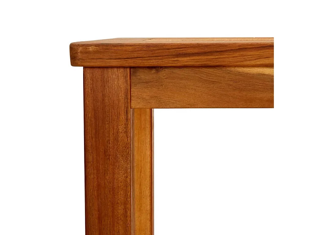Garten-Konsolentisch 80x35x75 cm Massivholz Akazie