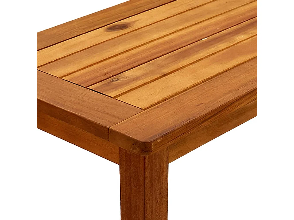 Garten-Konsolentisch 80x35x75 cm Massivholz Akazie