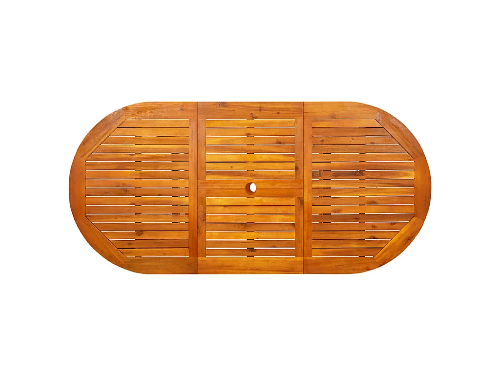 Tavolo da Pranzo per Esterni (120-170)x80x75 cm in Legno Acacia
