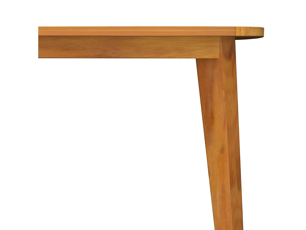 Tavolo da Giardino 110x110x75 cm Legno Massello Di Acacia