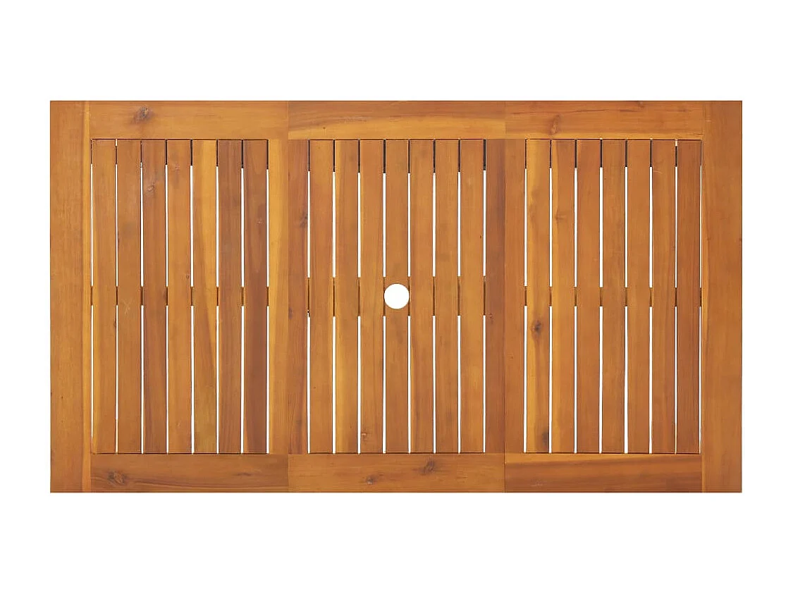 Tuintafel 140x80x74 cm massief acaciahout