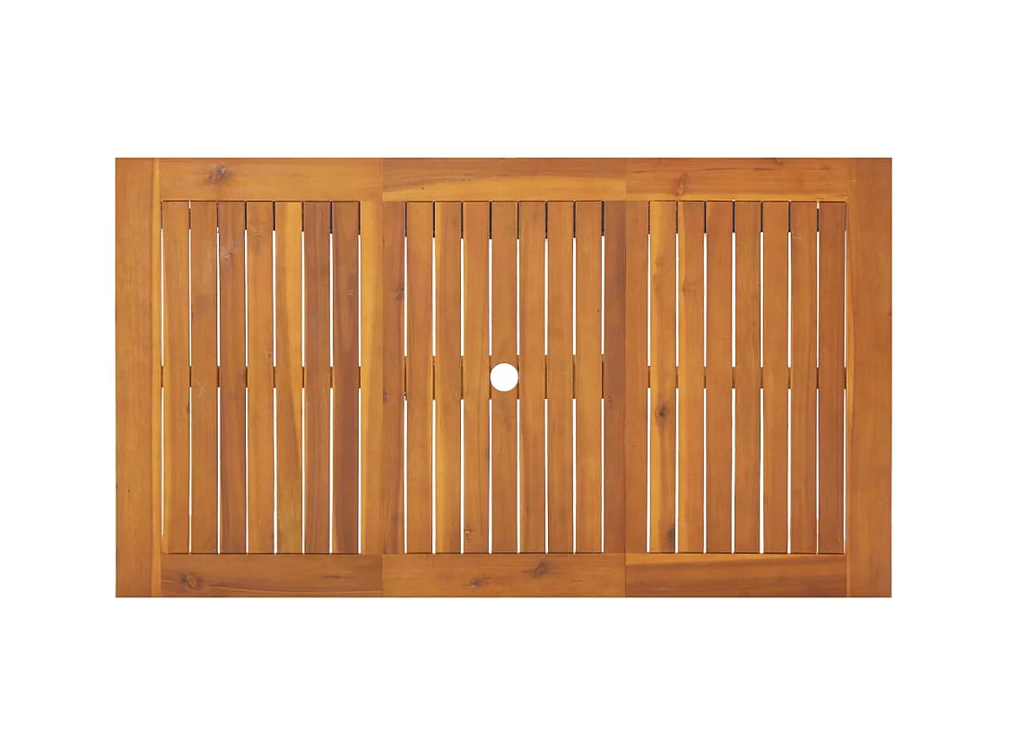 Table de jardin 140x80x74 cm Bois d'acacia massif