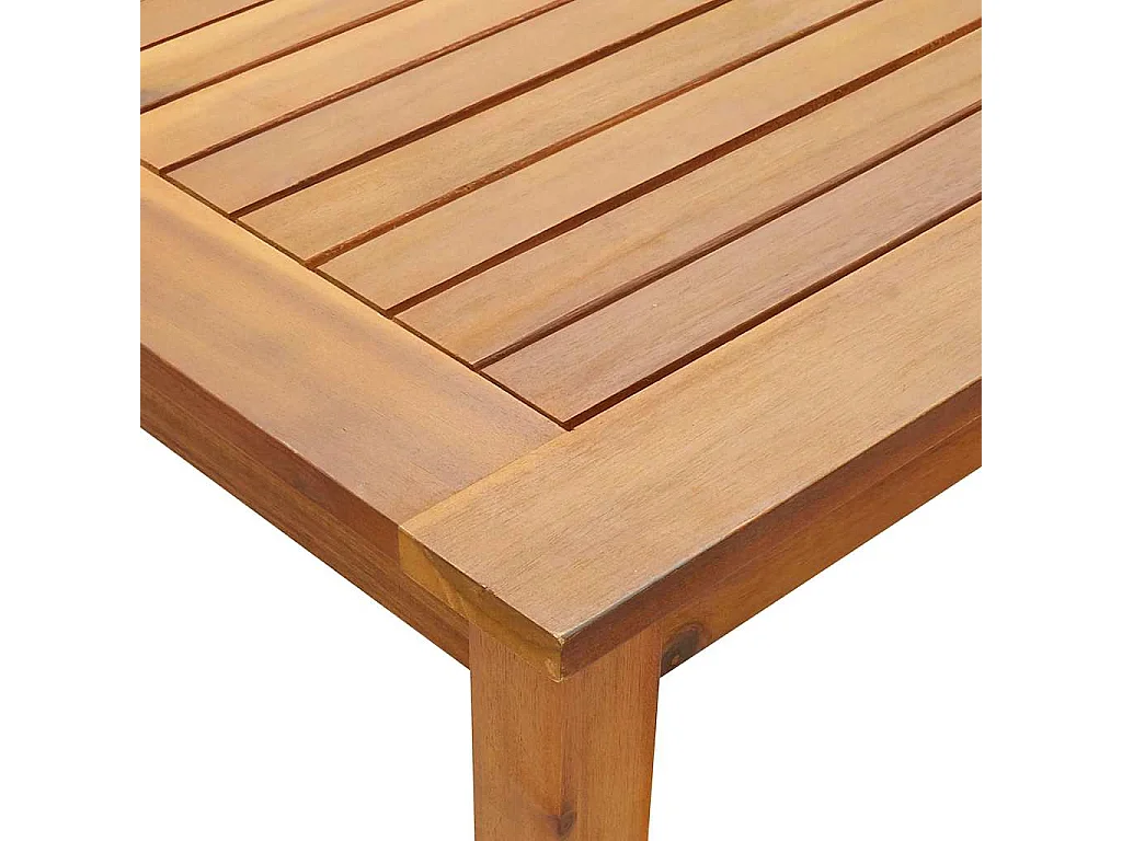 Table de jardin 140x80x74 cm Bois d'acacia massif