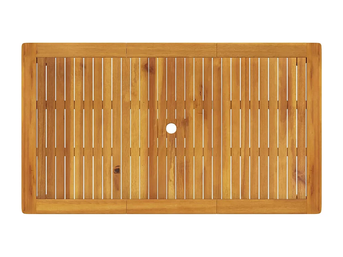 Tuintafel 140x80x74 cm massief acaciahout