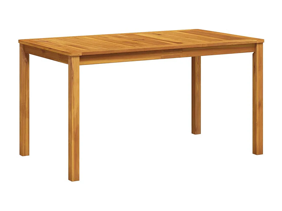 Tuintafel 140x80x74 cm massief acaciahout