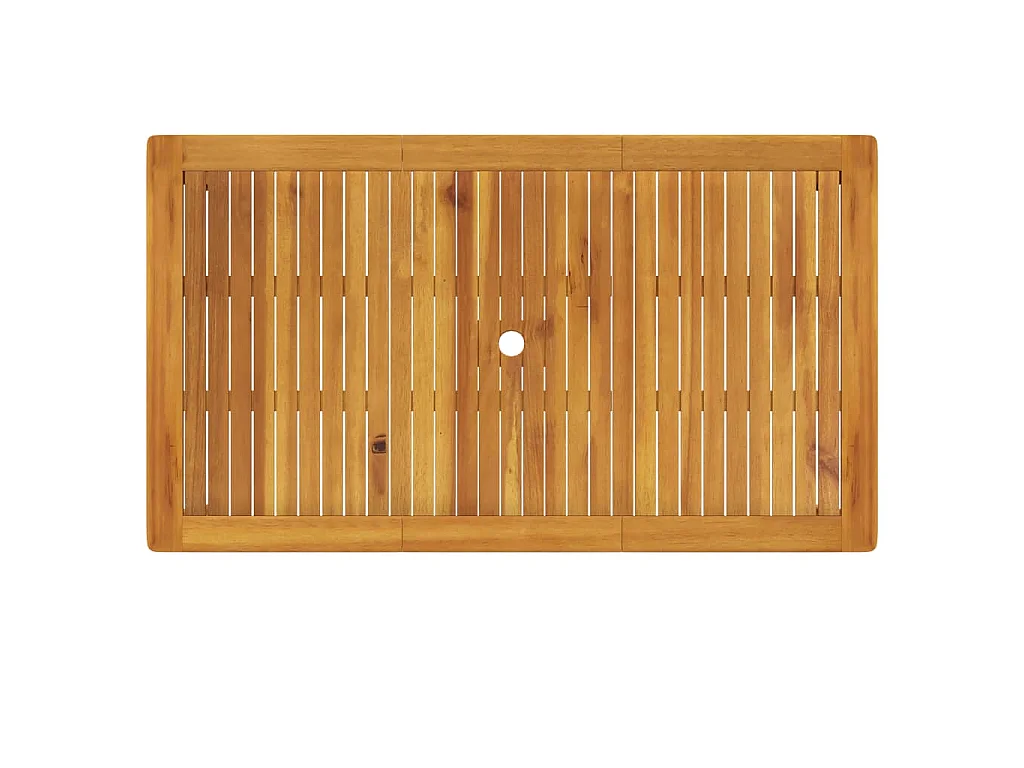 Mesa de jardim 140x80x74 cm madeira de acácia maciça