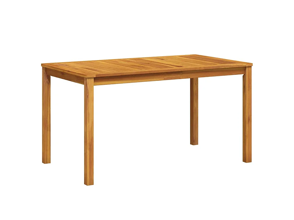 Mesa de jardim 140x80x74 cm madeira de acácia maciça