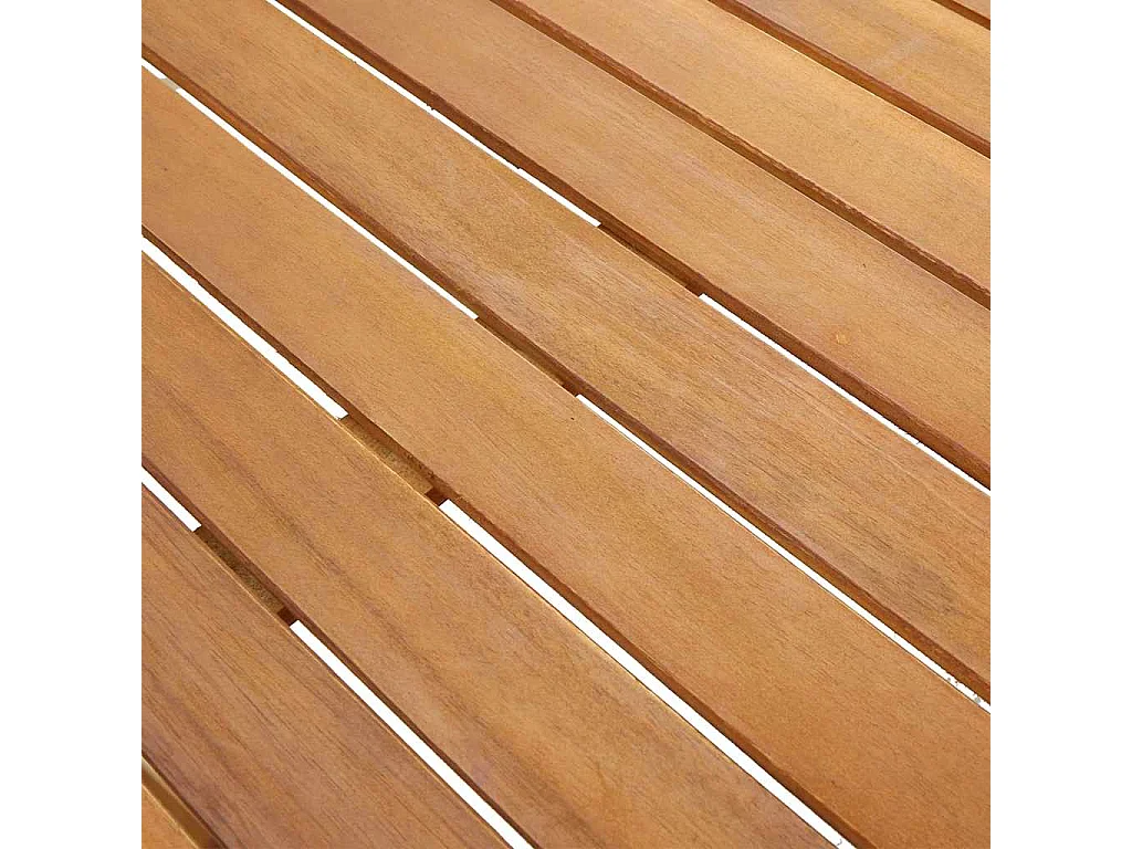 Mesa de jardim 140x80x74 cm madeira de acácia maciça