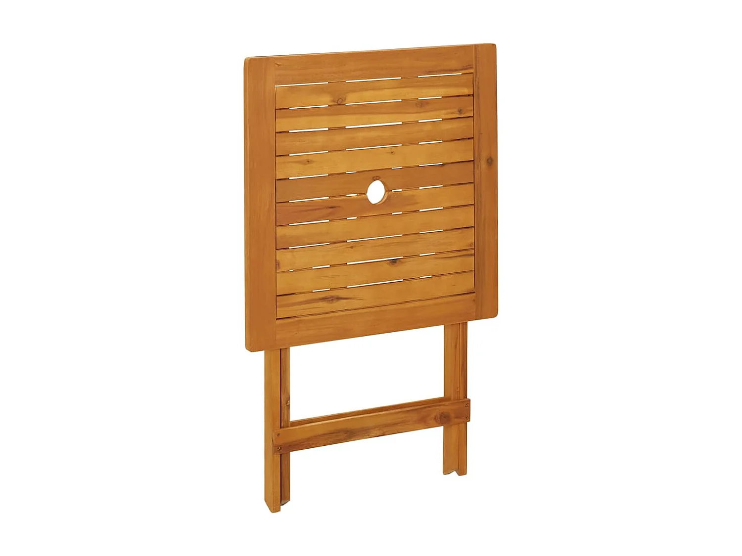 Tuintafel inklapbaar 60x60x75 cm massief acaciahout