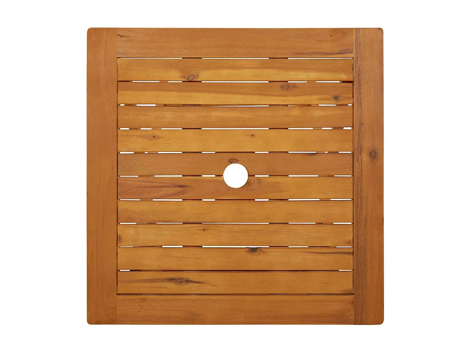 Tuintafel inklapbaar 60x60x75 cm massief acaciahout