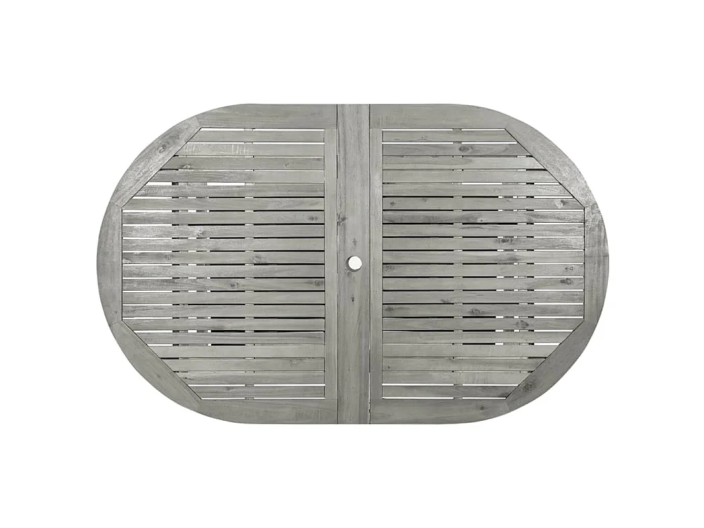 Tavolo da Pranzo per Esterni (160-240)x100x75cm Massello Acacia