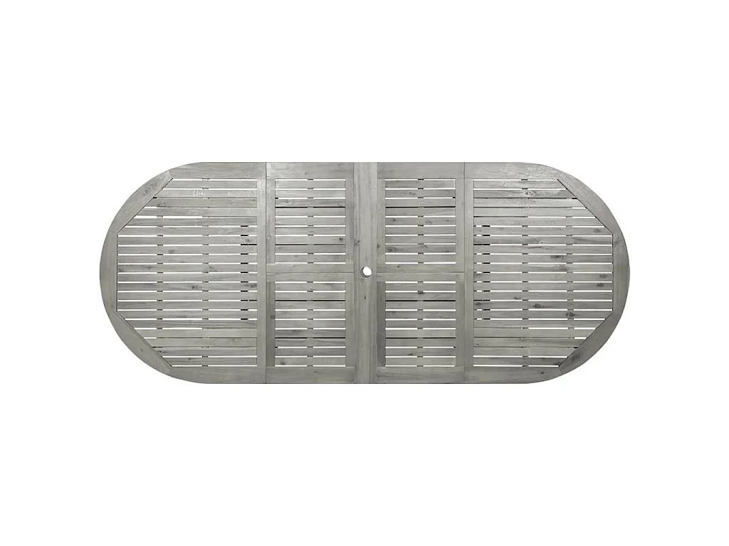 Tavolo da Pranzo per Esterni (160-240)x100x75cm Massello Acacia