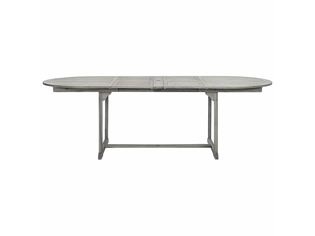 Table à dîner de jardin (160-240)x100x75cm Bois d'acacia massif