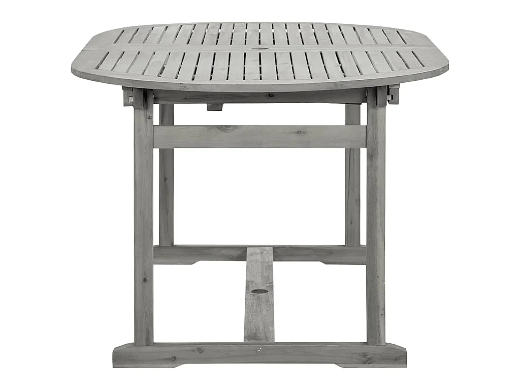 Table à dîner de jardin (160-240)x100x75cm Bois d'acacia massif