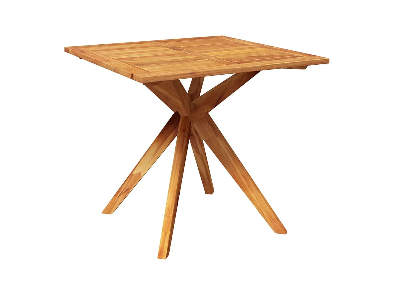 Mesa de jardim 85x85x75 cm madeira de acácia maciça