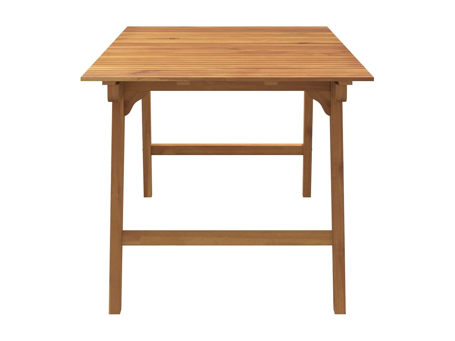 Tavolo da Giardino 150x90x75 cm Legno Massello di Acacia